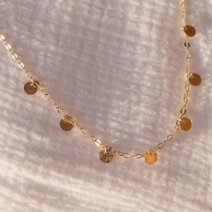 Hibiscus Station Necklace