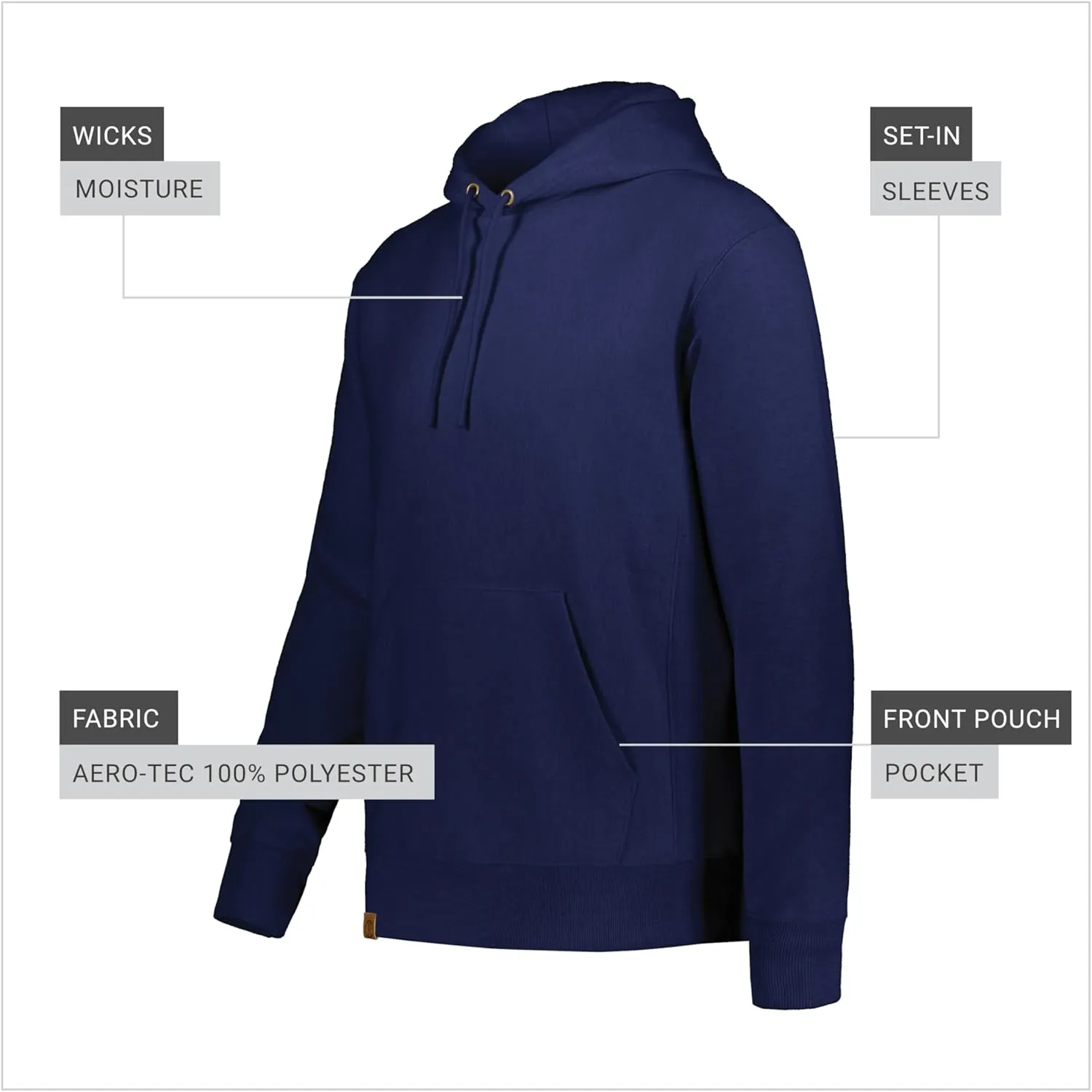 Holloway Men's Classic Heavyweight Fleece Hoodie