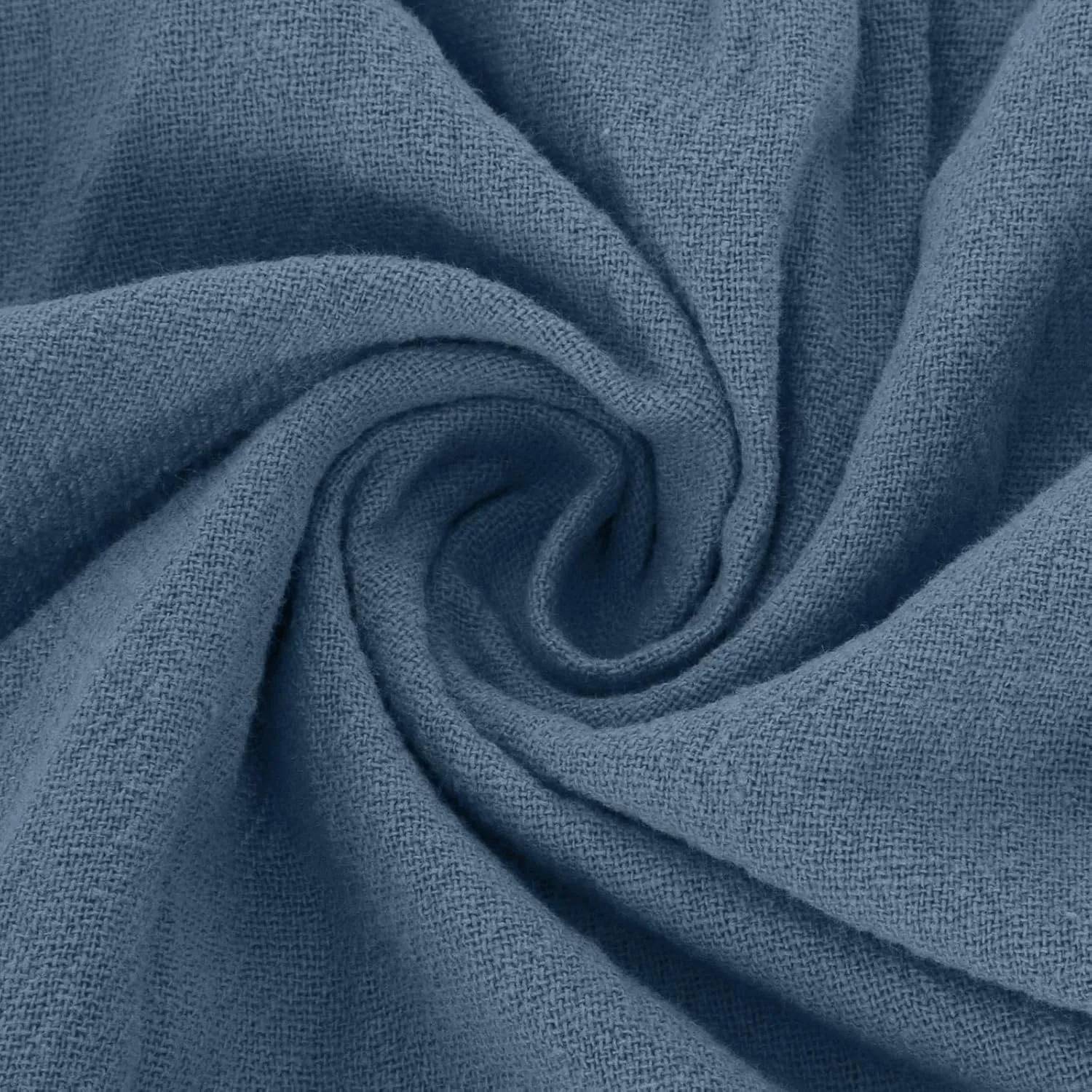 JOAU Cotton Linen Tank Dress for Women Pleated Summer Crewneck Sleeveless Sundress Beach Vacation Casual Knee Length Dresses