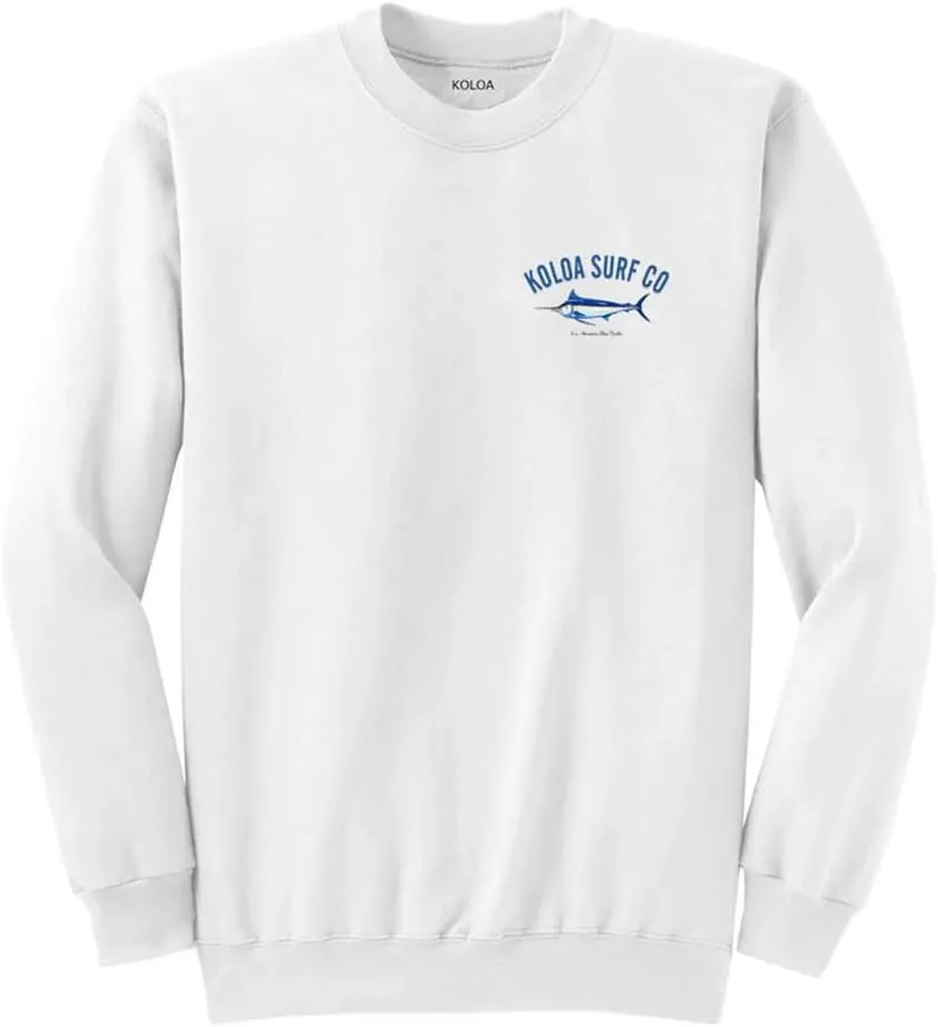 Joe's USA Koloa Surf Co. Soft & Cozy Classic Crewneck Sweatshirts in Sizes S-5XL
