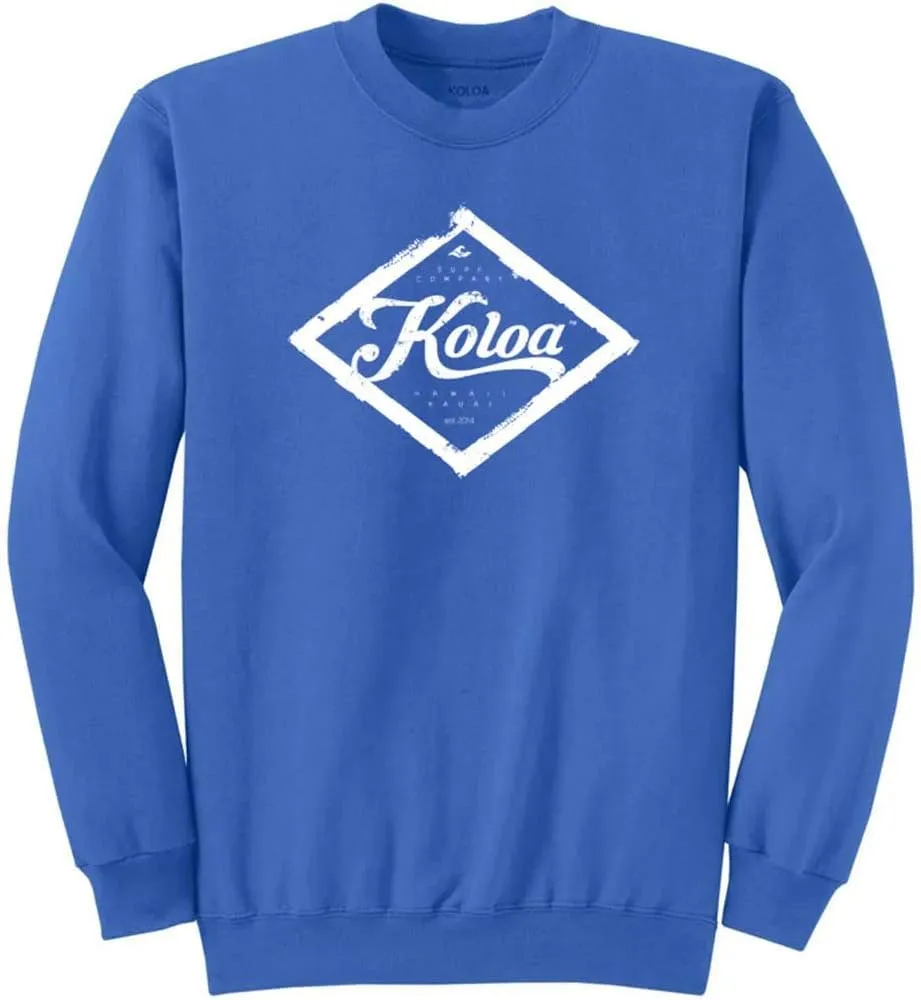 Joe's USA Koloa Surf Co. Soft & Cozy Classic Crewneck Sweatshirts in Sizes S-5XL