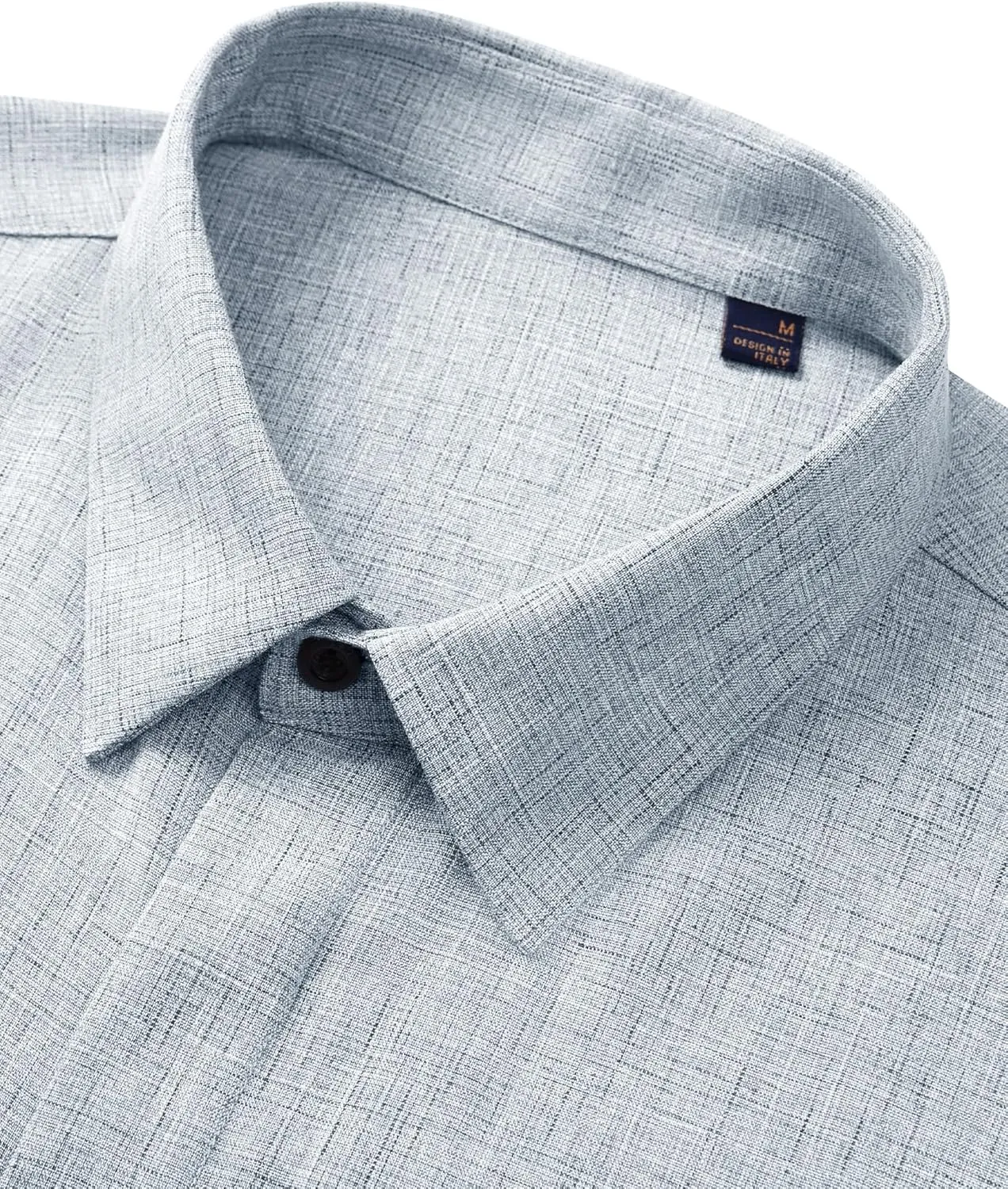 J.VER Men's Linen Short Sleeve Shirts Casual Button Down Beach Summer Vacation Wedding Tops