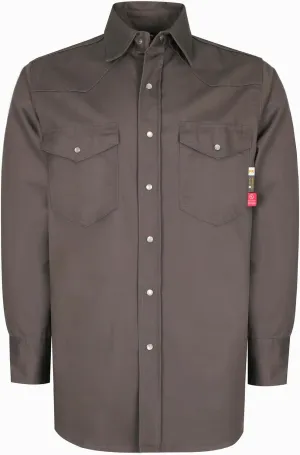 KONRECO FR Shirts for Men Button Down Flame Resistant HRC2 Men's Welding Shirts