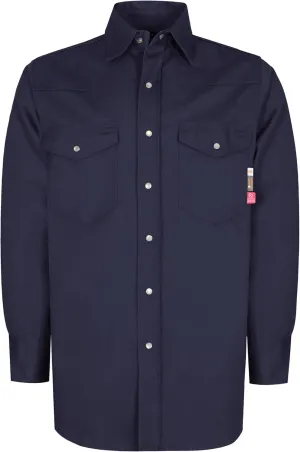 KONRECO FR Shirts for Men Button Down Flame Resistant HRC2 Men's Welding Shirts