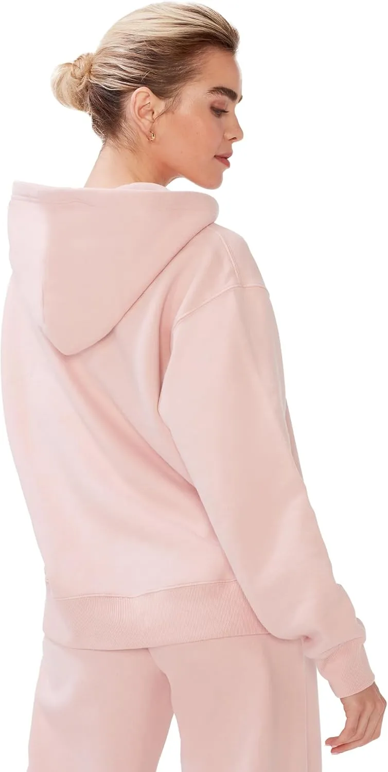 KUT & SO Zip Hoodie for Women  Oversized, Boyfriend Fit  Cozy Loungewear Premium Midweight Fleece