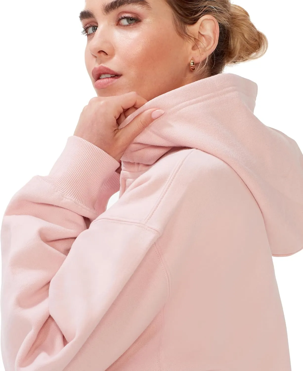 KUT & SO Zip Hoodie for Women  Oversized, Boyfriend Fit  Cozy Loungewear Premium Midweight Fleece