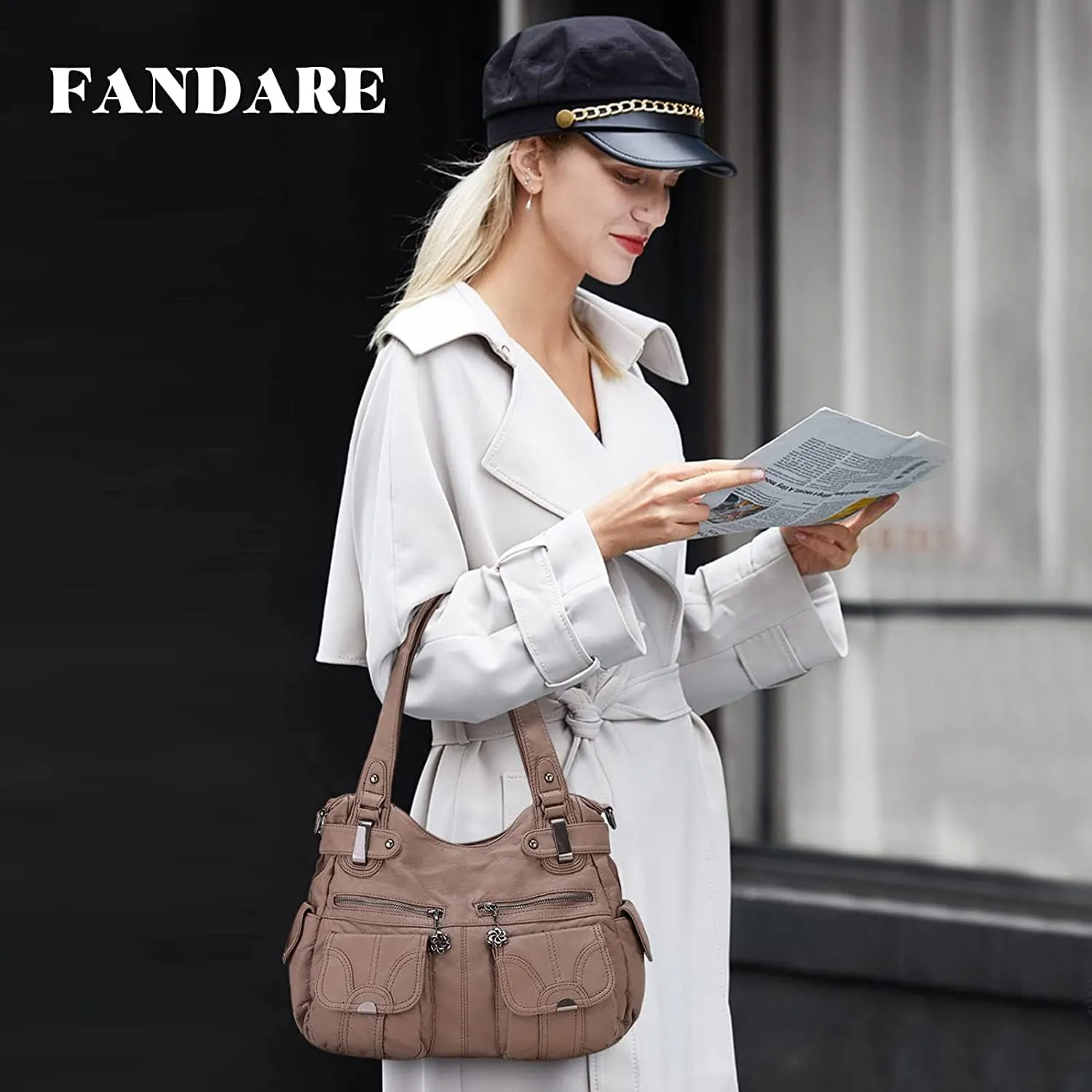 Large Hobo Bags Women's Crossbody Shoulder Bag Vintage Satchel Purse