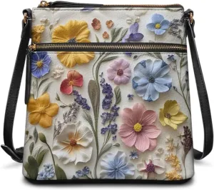 Leather Hobo Bags for Women Crossbody Trendy Shoulder Purses Multi Pockets