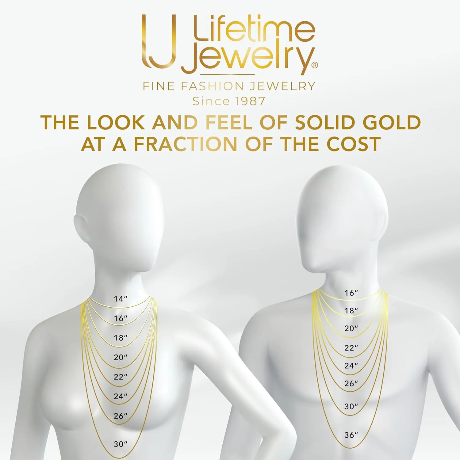 LIFETIME JEWELRY 11mm Cuban Link Miami Curb Chain Necklace for Men Women Diamond Cut 24k Real Gold Plated