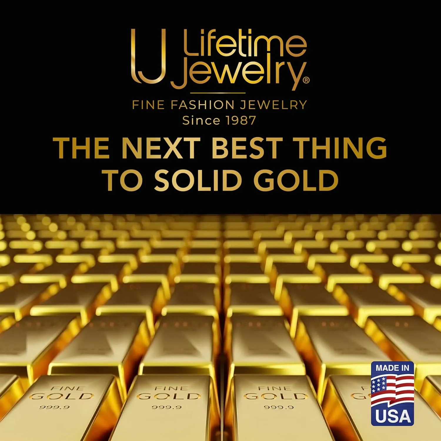 LIFETIME JEWELRY 11mm Cuban Link Miami Curb Chain Necklace for Men Women Diamond Cut 24k Real Gold Plated