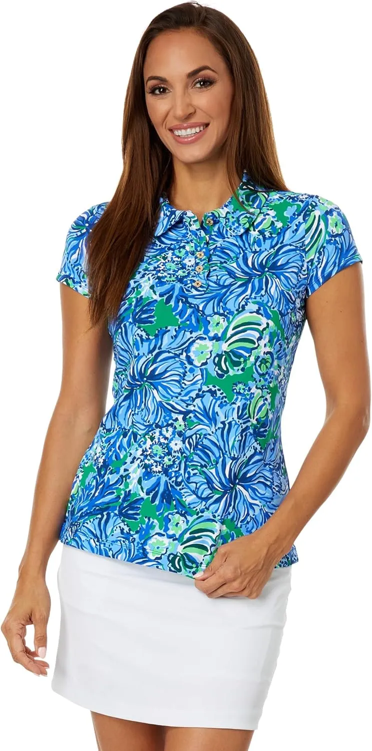Lilly Pulitzer Frida Scallop Polo UPF 50