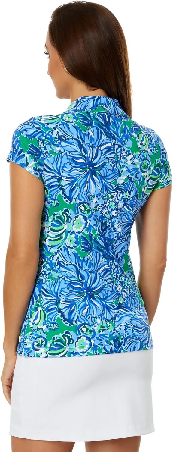 Lilly Pulitzer Frida Scallop Polo UPF 50