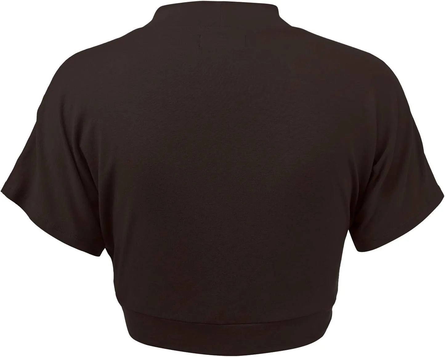Lock and Love Women's Versatile Open Front Lightweight Short Sleeve Bolero Shrug