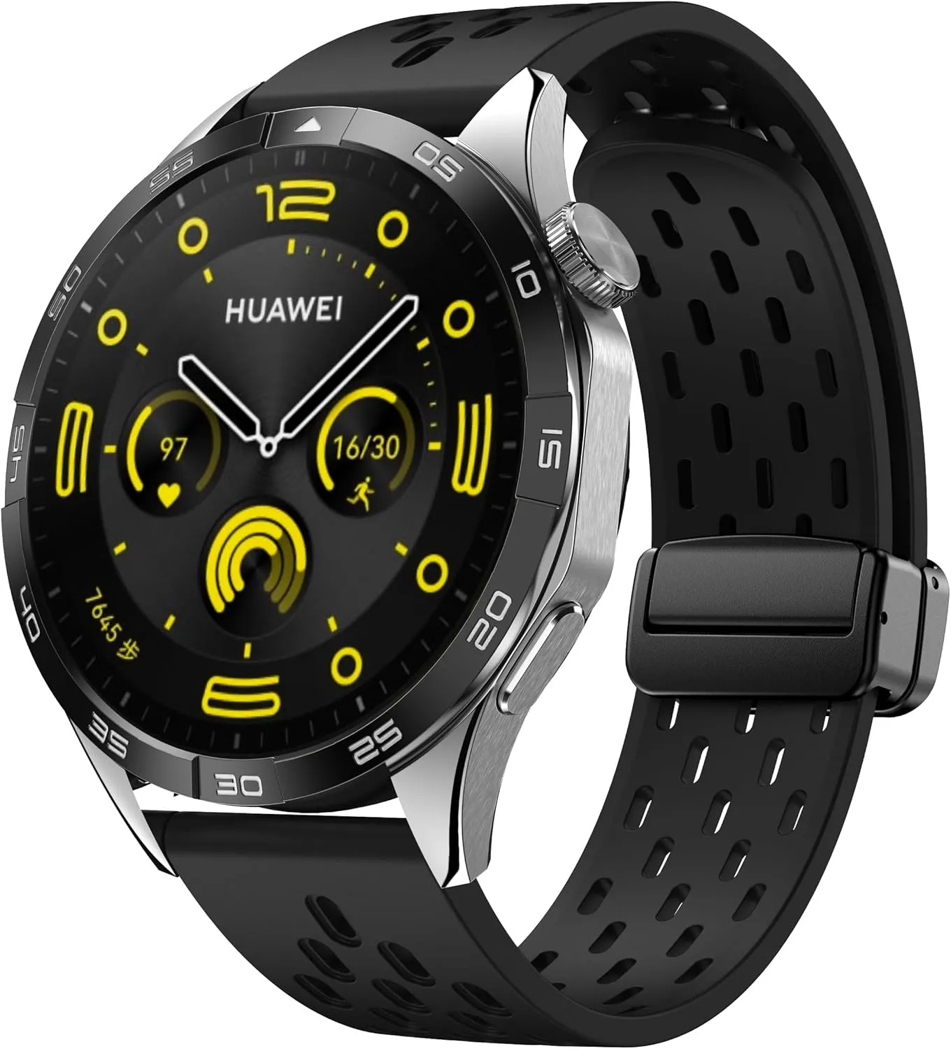 Magnetic Watch Band 18mm 19mm 20mm 22mm Quick Release Silicone Sport Sweatproof Breathable Watch Band for Men Women, Soft Silicone Sport Watch Strap