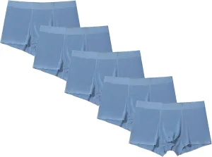 Men's Boxer Briefs Breathable Dual Colors Trunks Seamless Boxer Briefs Seamless Cut Underwear for Men