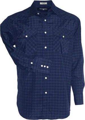 Men's Casual Western Snap Shirt Regular, Big & Tall Sizes, Long Sleeve Pockets Cotton Blend