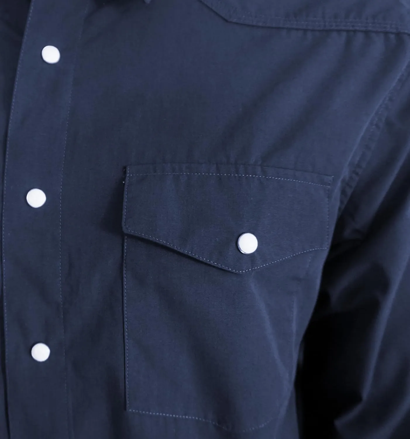 Men's Casual Western Snap Shirt Regular, Big & Tall Sizes, Long Sleeve Pockets Cotton Blend