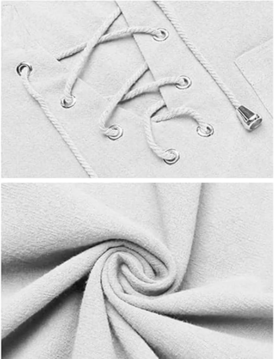 Men's Cotton Linen Tank Tops Casual Summer Linen Beach Shirts Loose Fit Sleeveless Hippie Viking Tunic
