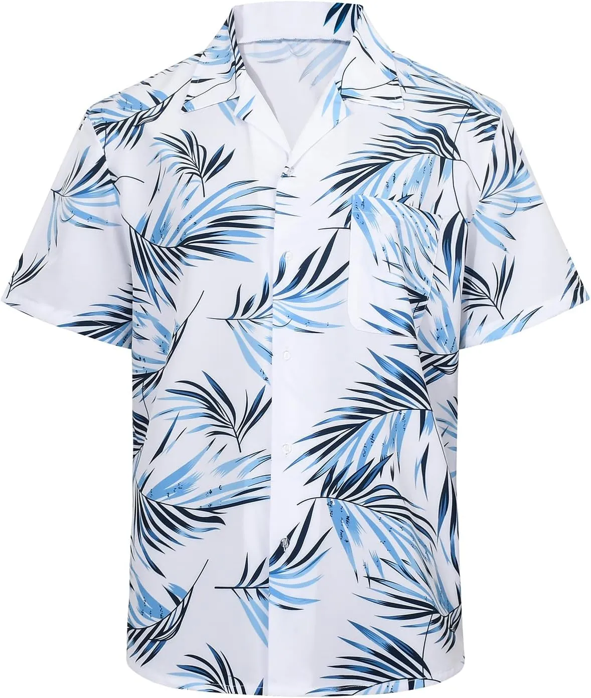 Mens Hawaiian Shirts Short Sleeve Button Down Tropical Shirts Casual Beach Shirt Men