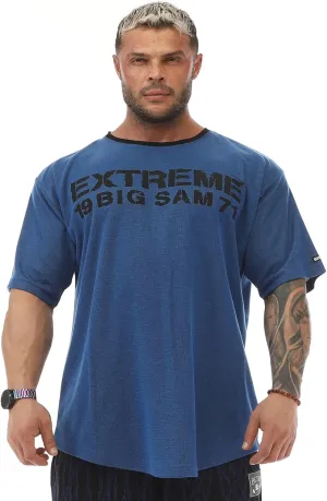 Men's Oversize Gym Fitness and Bodybuilding T-Shirt, Cotton O-Neck Lifestyle Top