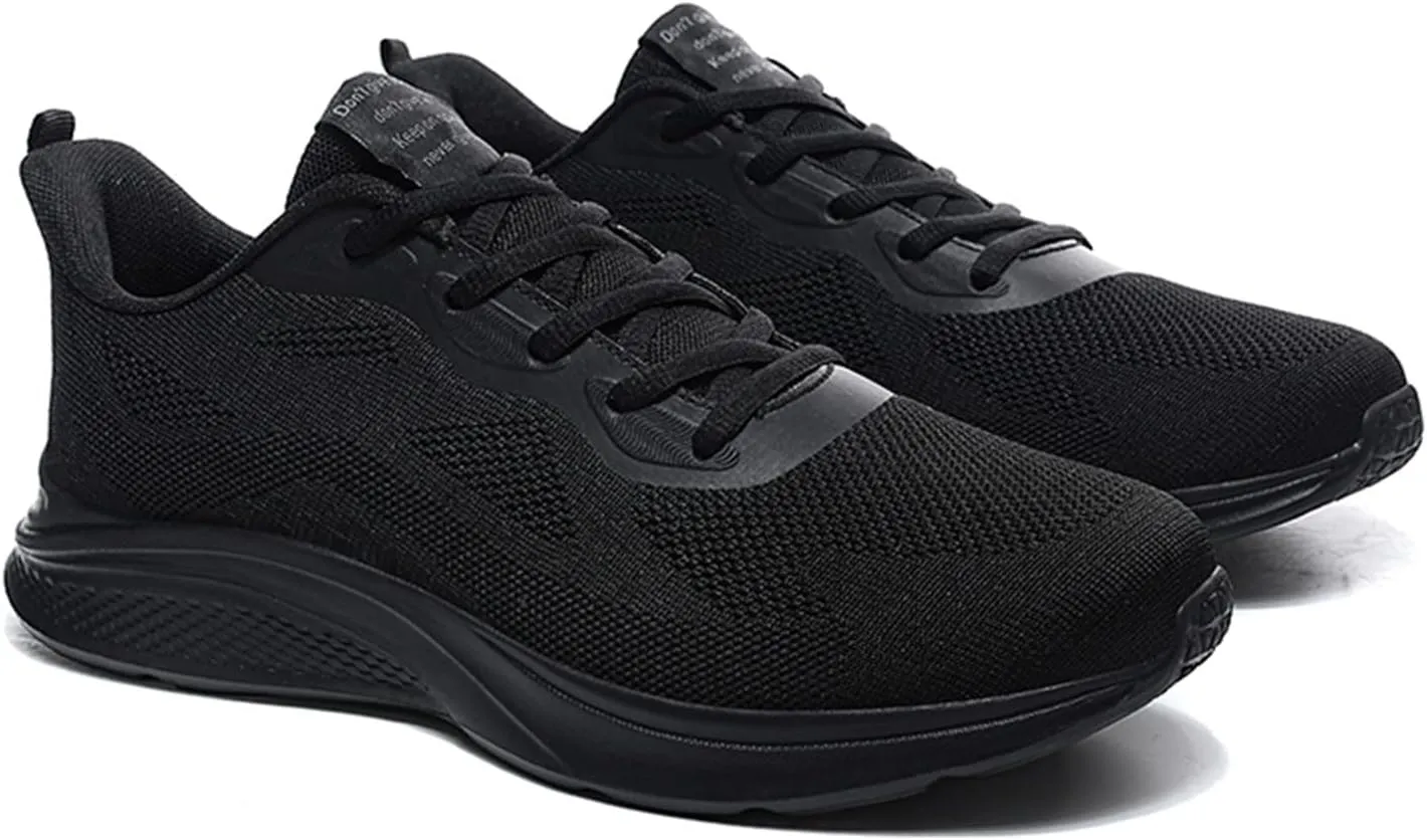 Men's Recovery Shoes Lace Up Solid Running Shoes Casual Fashion Sneakers Lightweight Air 1 Sneaker Shield for Mens