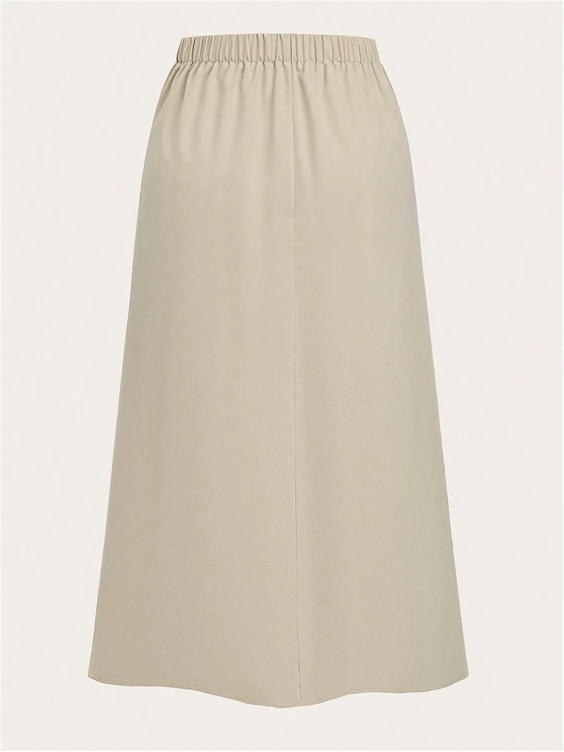 Milumia Women's Plus Size Bow Knot Maxi Skirt Ruched A Line Elegant Long Skirts