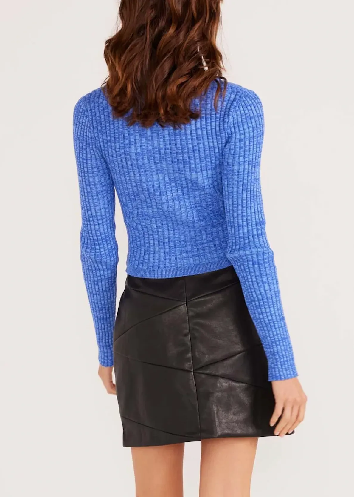 Mink Pink Harper Rib Knit Top
