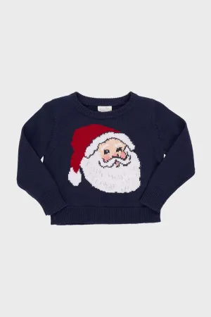 Navy Santa Oliver Sweater
