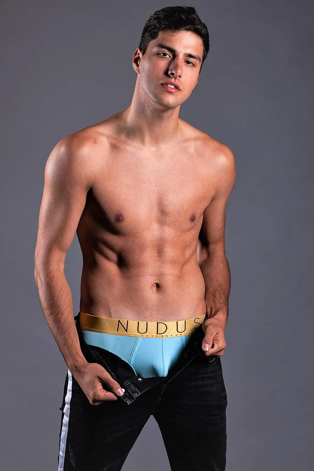 NUDUS Men's Bamboo Rayon 2 Pouches Underwear - Pack Of 4 Gift Box Briefs??