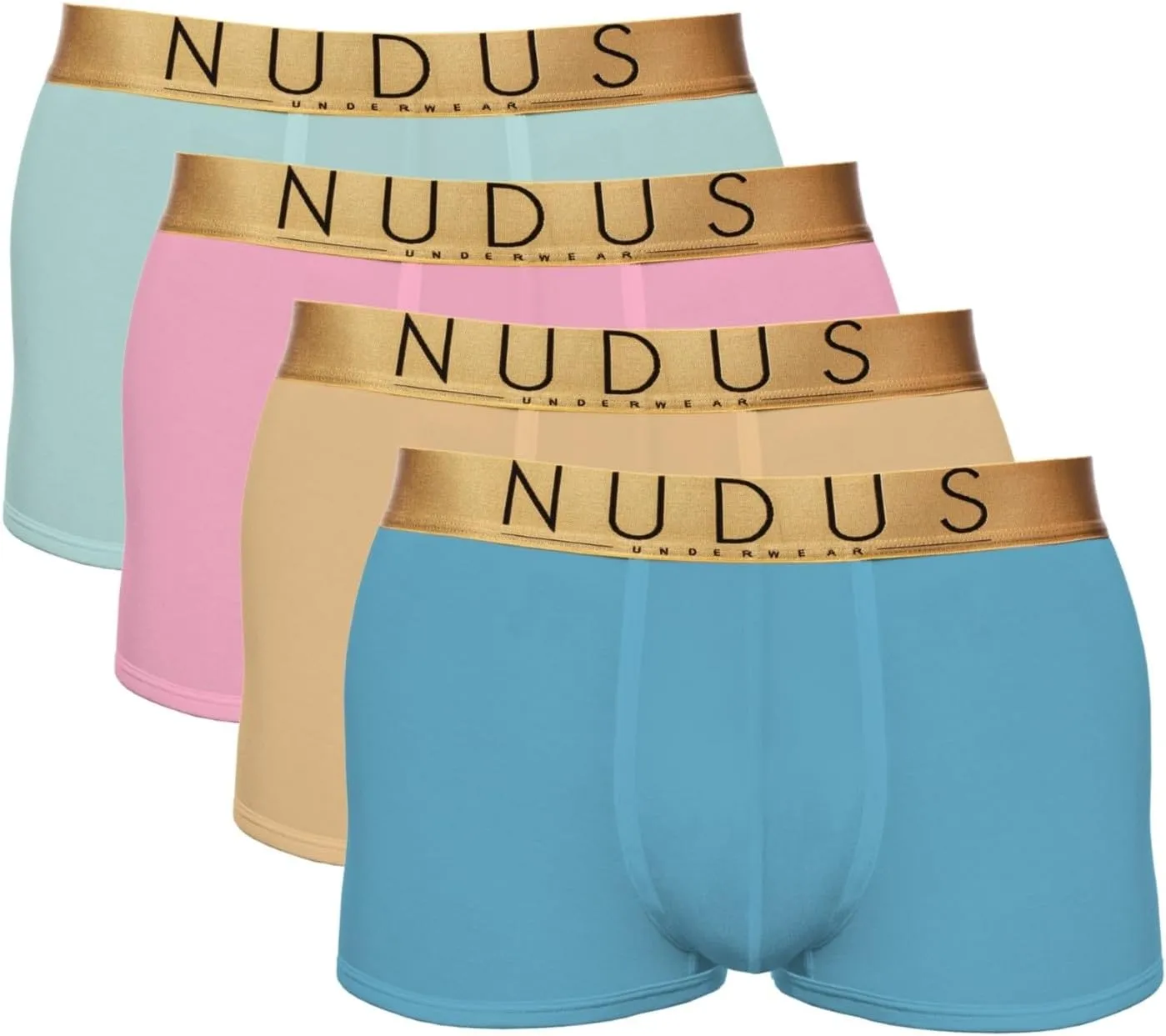 NUDUS Men's Bamboo Rayon 2 Pouches Underwear - Pack Of 4 Gift Box Briefs??