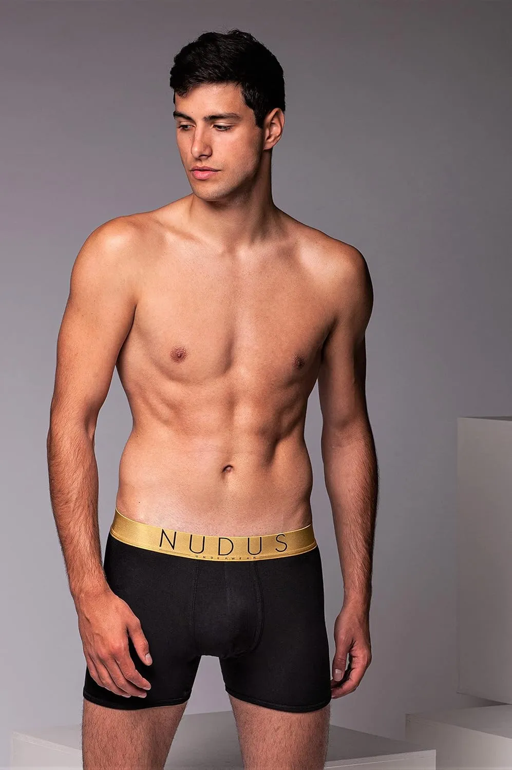 NUDUS Men's Bamboo Rayon 2 Pouches Underwear - Pack Of 4 Gift Box Briefs??