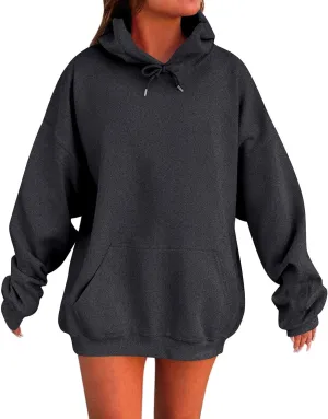Oversized Hoodies for Women Cute Sweatshirts Long Sleeve Comfy Casual Basic Pullover Tops 2024 Fall Fashion Outfits