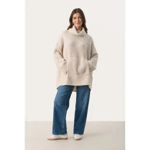 Part Two ToccasPW Jumper in Birch Melange 30309171