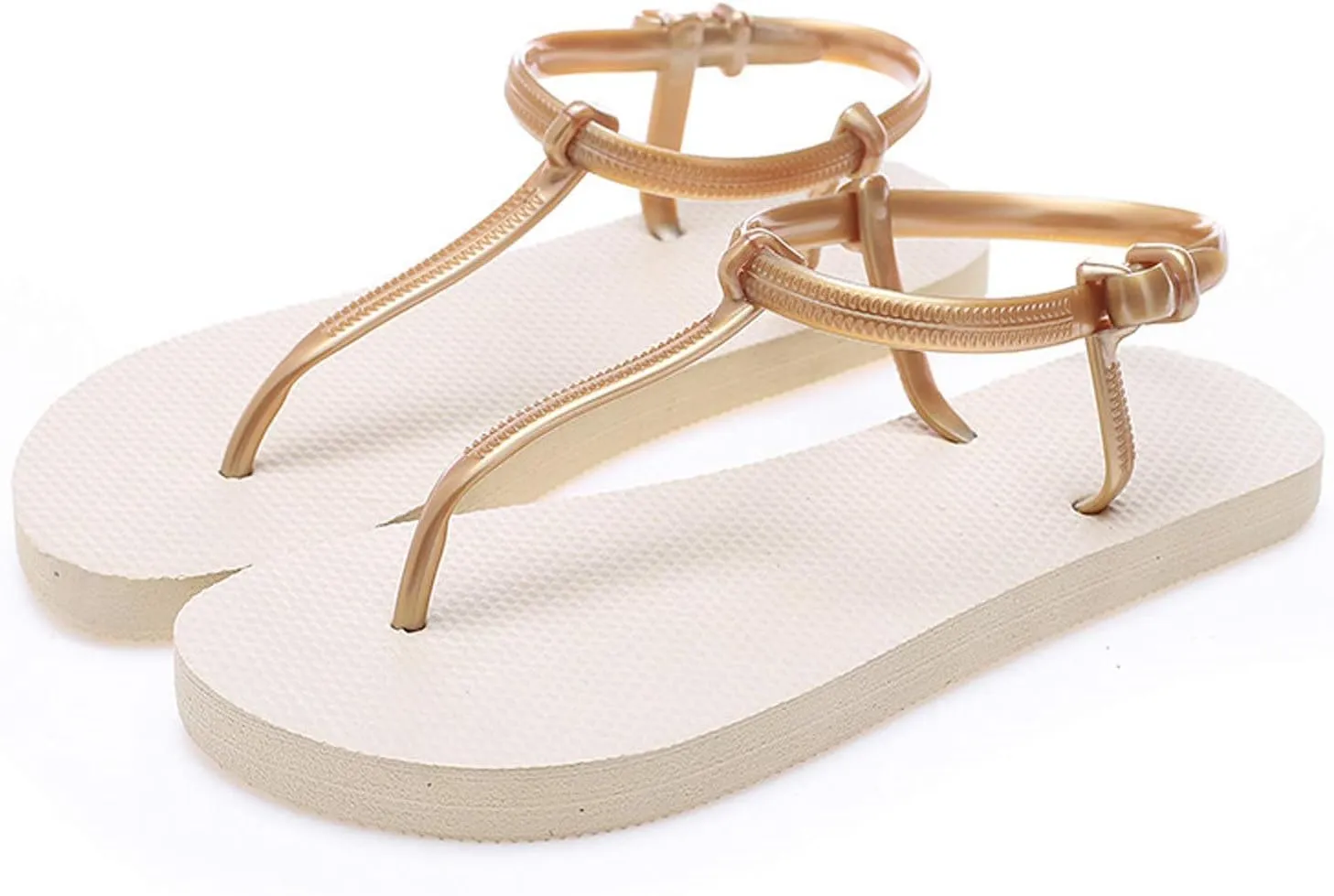 peqiut Casual Sandals Women Flat Platform Strap Sandals for Women Orthopedic Clip Toe Flip Flops Casual Sandals