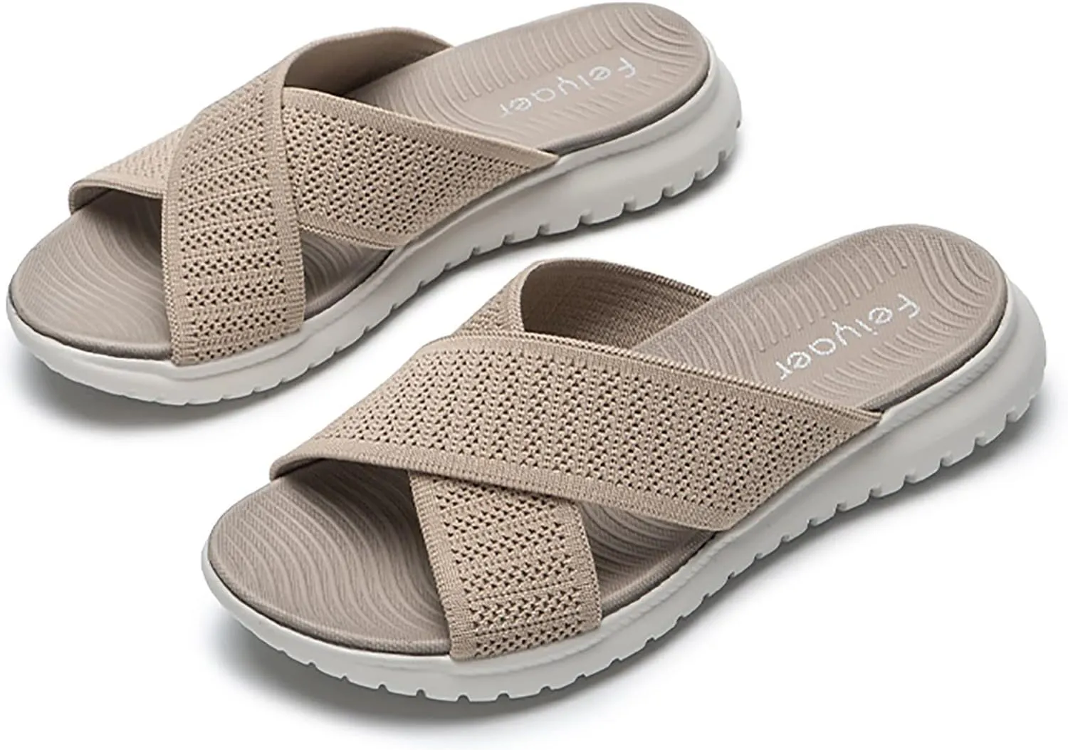 Plantar Fasciitis Slippers Women Sandal Heel Pain Summer Sandals for Women 2024 Comfort Sandals Woman Womens Tennis Shoes Size 11 Orthopedic Womens Summer Sandals Spring Sandals for Women 2024