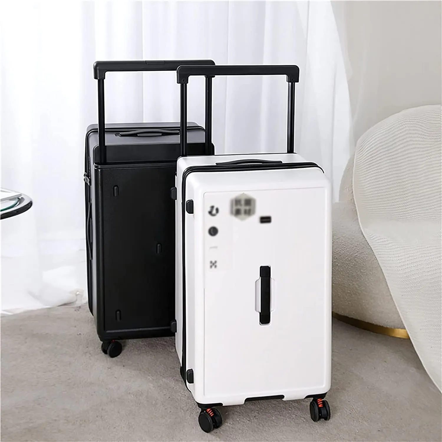 practical Luggage Suitcases With Wheels Large-capacity Luggage Hard Shell Combination Lock Carry On Luggage Fashion Safe Drop-proof Suitcase easy to move