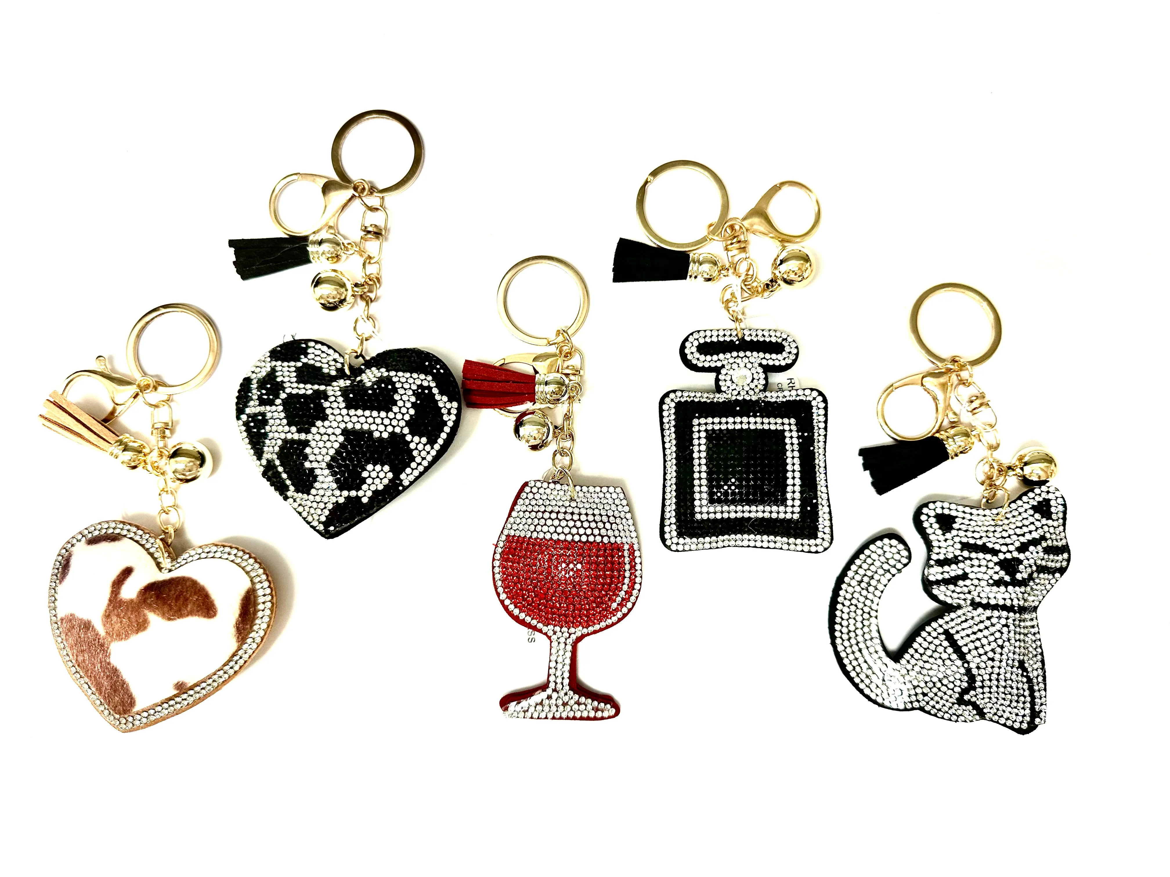 RHINESTONE KEY CHAINS