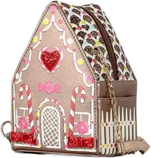Rhinestone Purse Creative House Shaped Crossbody Bag for Women Love Hearts Bow Deco Rhinestone Shoulder Bags