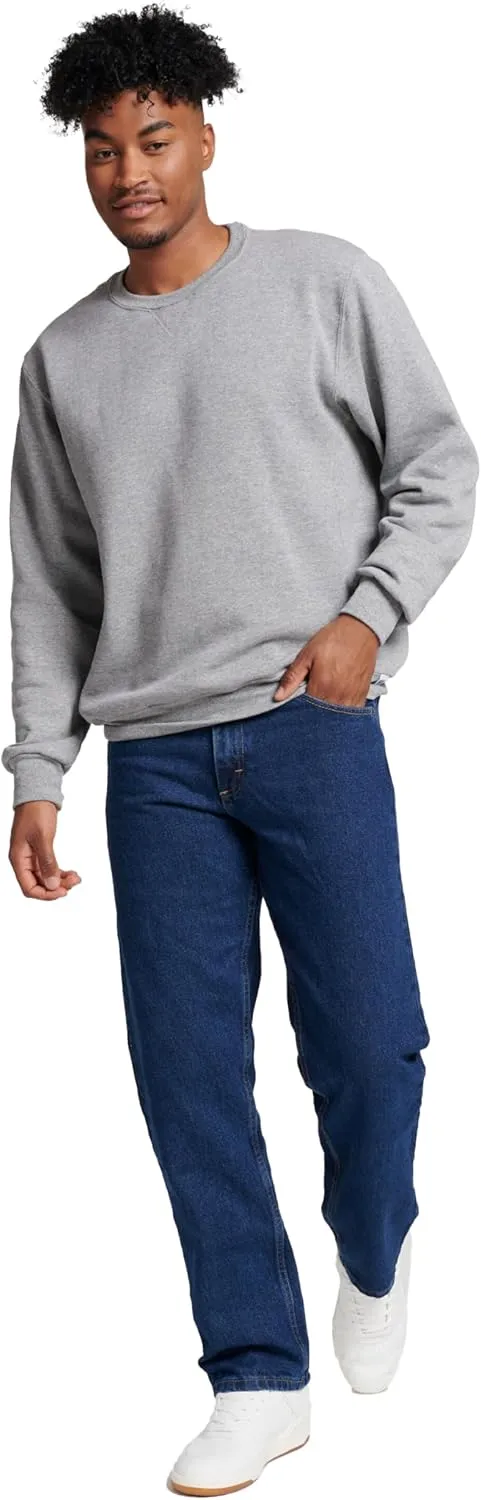 Russell Athletic Men's Dri-Power Fleece Sweatshirts, Moisture Wicking, Cotton Blend, Relaxed Fit, Sizes S-4x