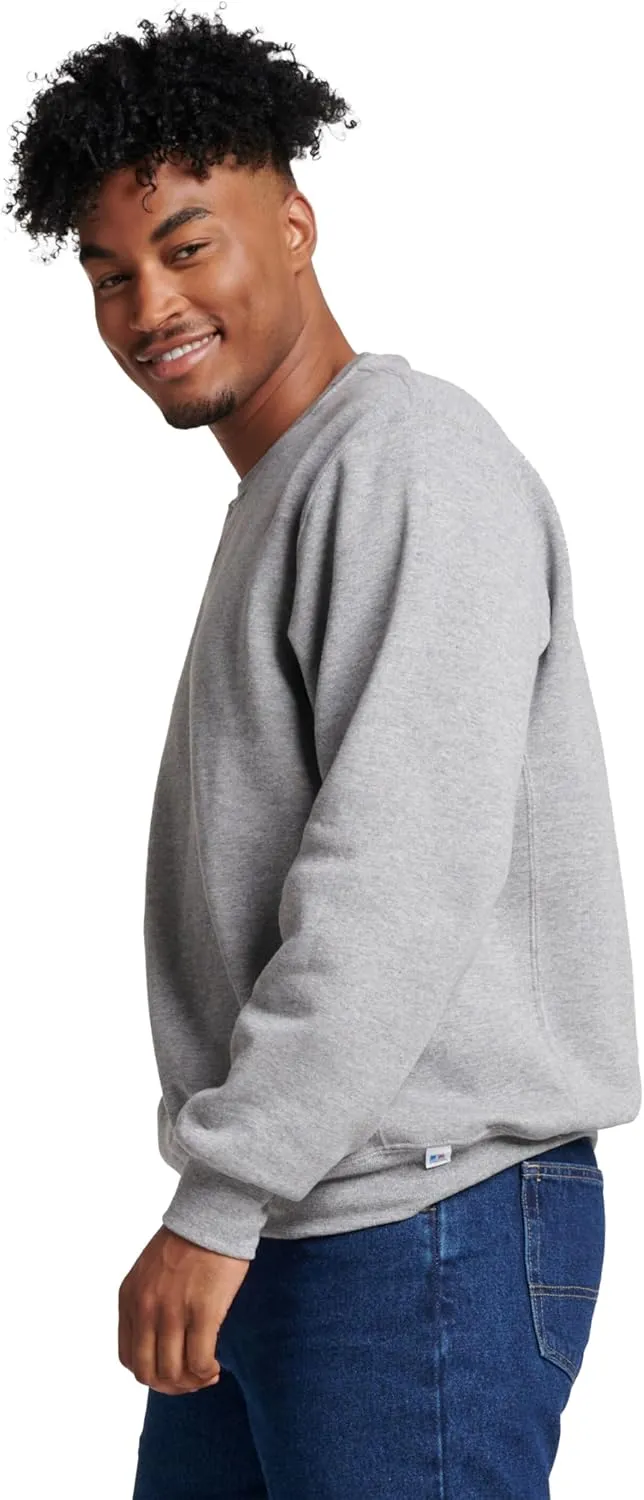 Russell Athletic Men's Dri-Power Fleece Sweatshirts, Moisture Wicking, Cotton Blend, Relaxed Fit, Sizes S-4x