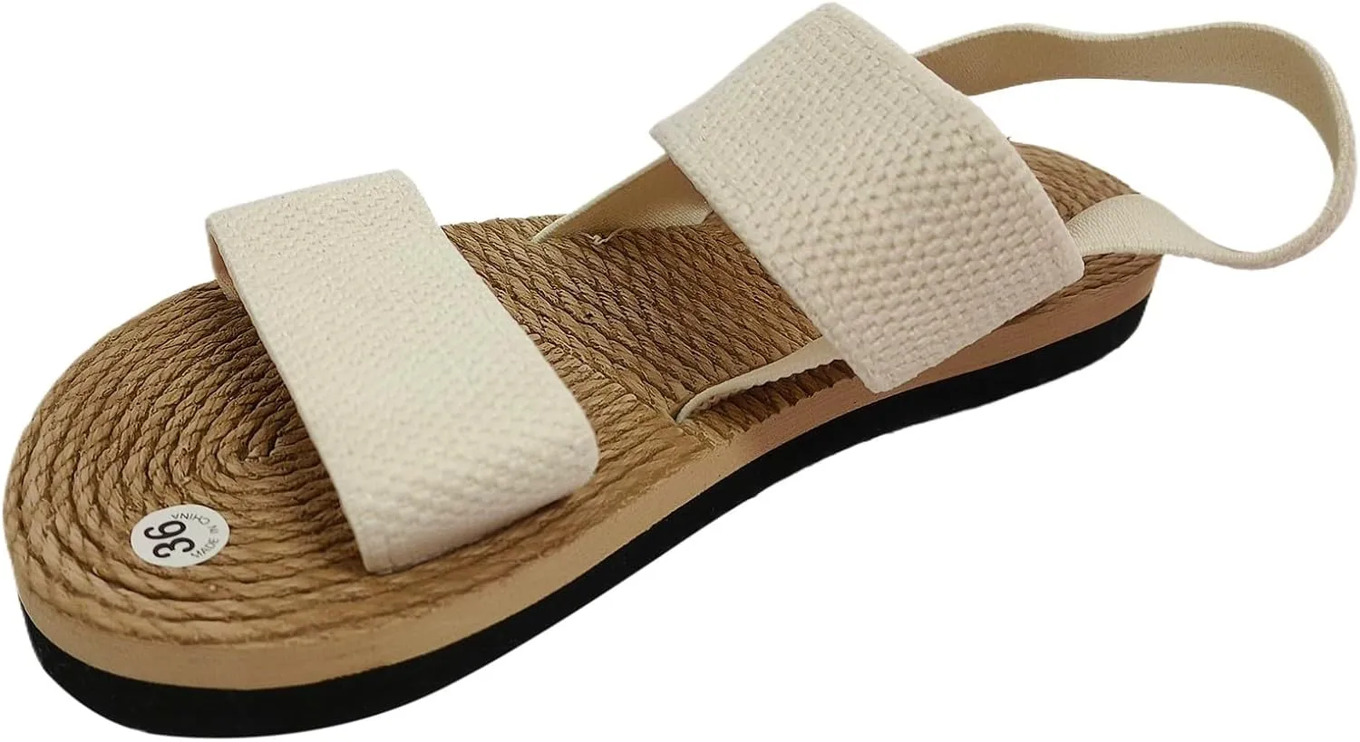 Sandals Women Thick Sole Orthopedic Womens Sandals Bands with Elastic Summer Dressy Flats Casual Platform Sandals