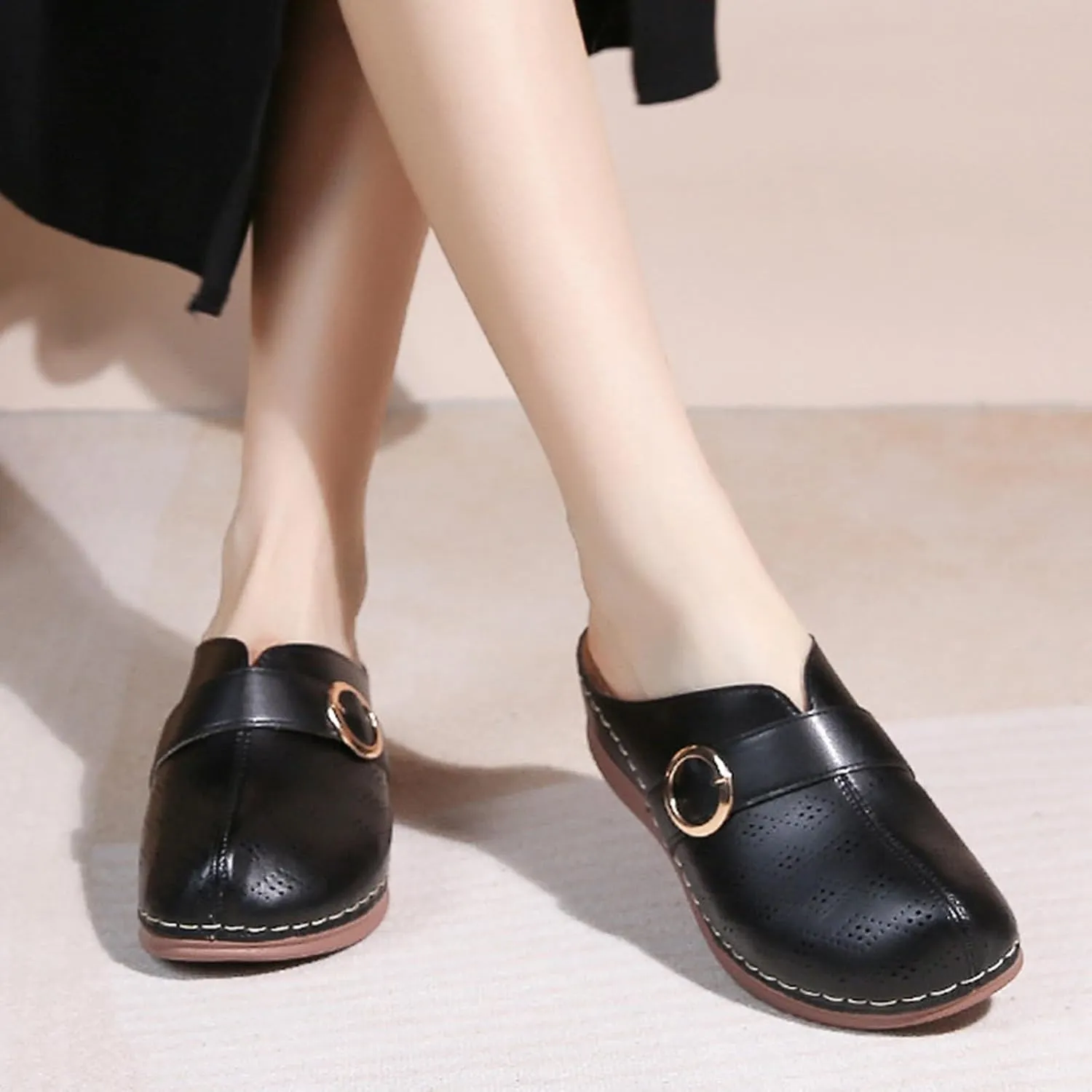 Sandals Women Thick Sole Orthopedic Womens Sandals Summer Dress Flats Casual Beach Comfortable Platform Sandals