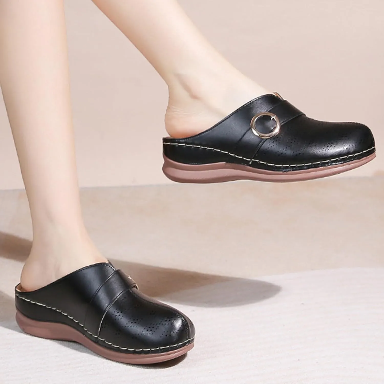 Sandals Women Thick Sole Orthopedic Womens Sandals Summer Dress Flats Casual Beach Comfortable Platform Sandals