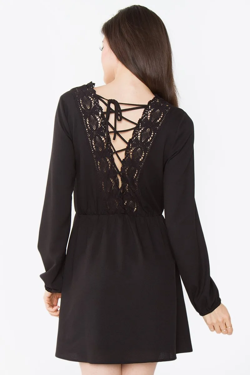 Savi Lace-Up Dress