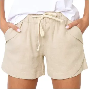 Shorts for Women Trendy Pockets Women's Casual Loose Print Short Pants Shorts for Women Trendy Womens Denim Shorts