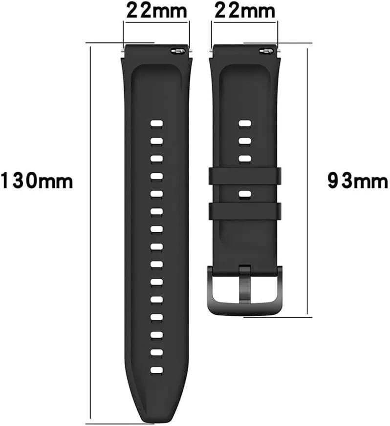 Silicone Strap for Xiaomi Watch S1 22mm Sport Watch Smartwatch Bracelets