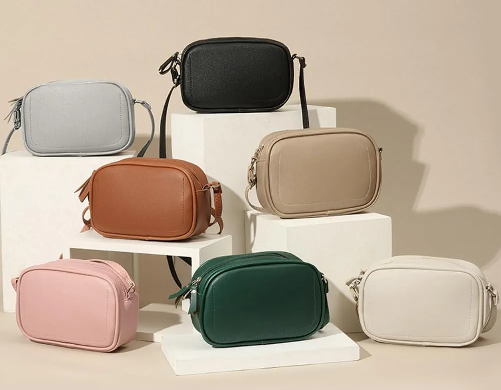 Small Crossbody Purse for Women Vegan Leather Cell Phone Shoulder Handbag Hobo Purse