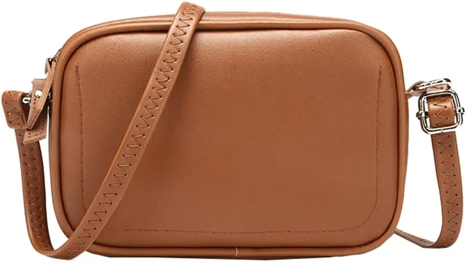 Small Crossbody Purse for Women Vegan Leather Cell Phone Shoulder Handbag Hobo Purse