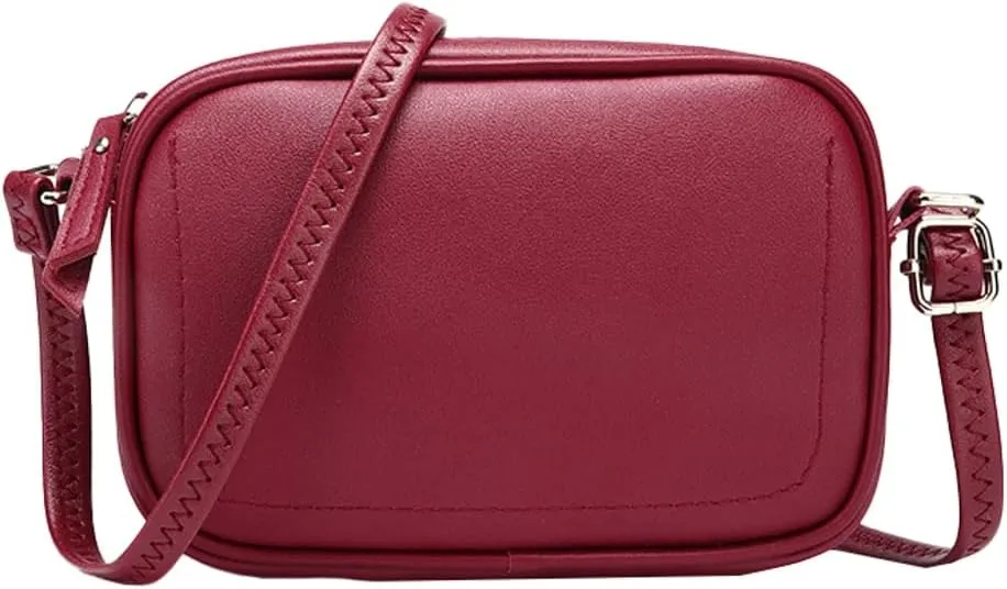 Small Crossbody Purse for Women Vegan Leather Cell Phone Shoulder Handbag Hobo Purse
