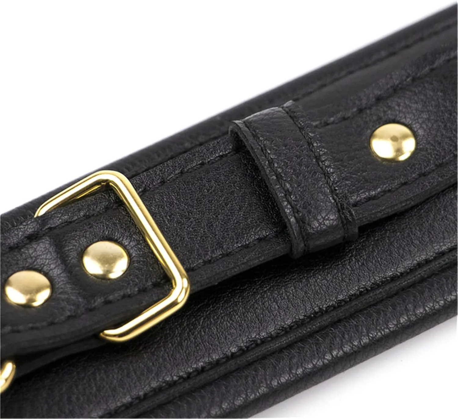 Soft Spong Padded Leather Bangles, Adjustable Ankle Bracelet with Chain Hook, Pin Buckle Bracelets Kits ?C Your Ultimate Cosplay Cuffs & Fashion Accessory